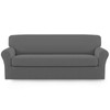 Easy-Going 2 Pieces Microfiber Stretch Sofa Slipcover – Spandex Soft