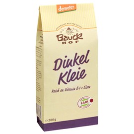 Bauckhof Spelt Bran (200 g) - Organic