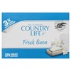 Country Life Fresh Linen Bar Soap 5 Pack