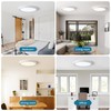 queffigle 23cm LED Ceiling Light 24w 2664LM Dimmable 3000-6500K with
