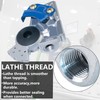 iBroPrat 37 Degree Angle Glad Hand with 2pcs Rubber Seals