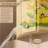 Genrenyen Portable Step-In Round Bathtub for Adults No Installation 31.5"L