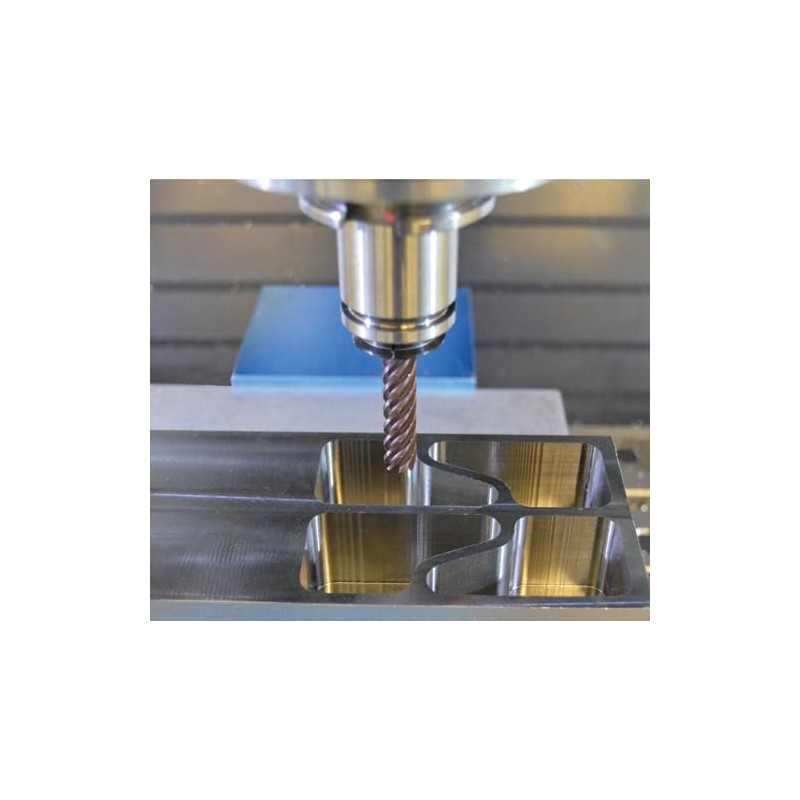 3X pecs 6mm HSS CNC Straight End Mill 4 Flute