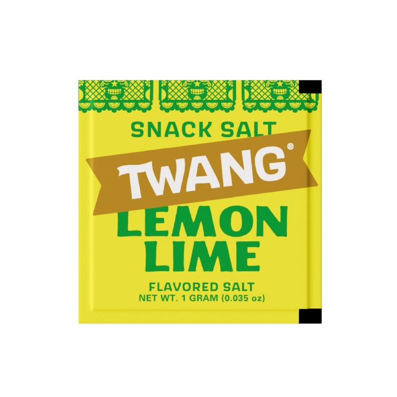 Twangerz Snack Topping, Lemon Lime, 1 Gram Packets (Pack of