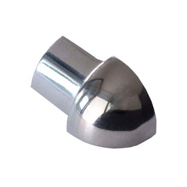 Dalsys Outer Corner for Tile Rail Quarter Circle Profile Polished Stainless Steel 8 mm Tile Profile