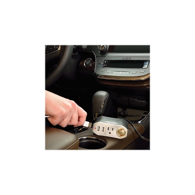 Tripp Lite 100W Car Power Inverter with 1 Outlet &