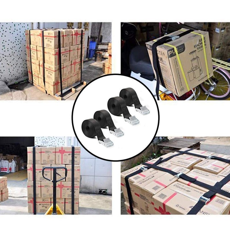 Set of 4, Load Tightening Belt, Multi-purpose, Fixing Belt, Equipment/Bicycle/Luggage