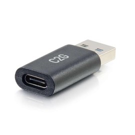 C2G USB C to USB A Adapter, Superspeed Adapter Converter, Plug and Play Adapter, C2G USB Adapter, 1 Count, C2G 54427