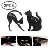 2pcs Cat Eyeliner Template Premium Pvc Material Smoky Eyes Makeup