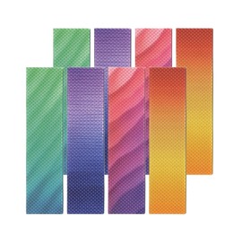 Zen Strips for Anxiety Relief and Focus, 8 Sensory Strips, Bumpy Texture, Gradient, Tactile Fidget S1