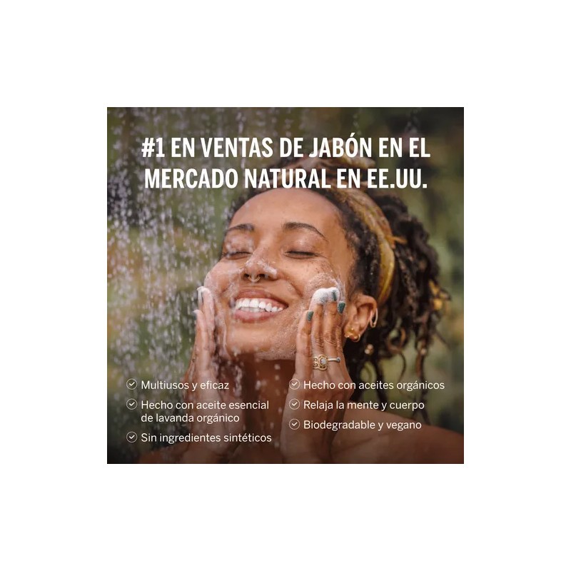 Jabón Liquido De Castilla Dr Bronner's Aroma Lavanda 240 Ml