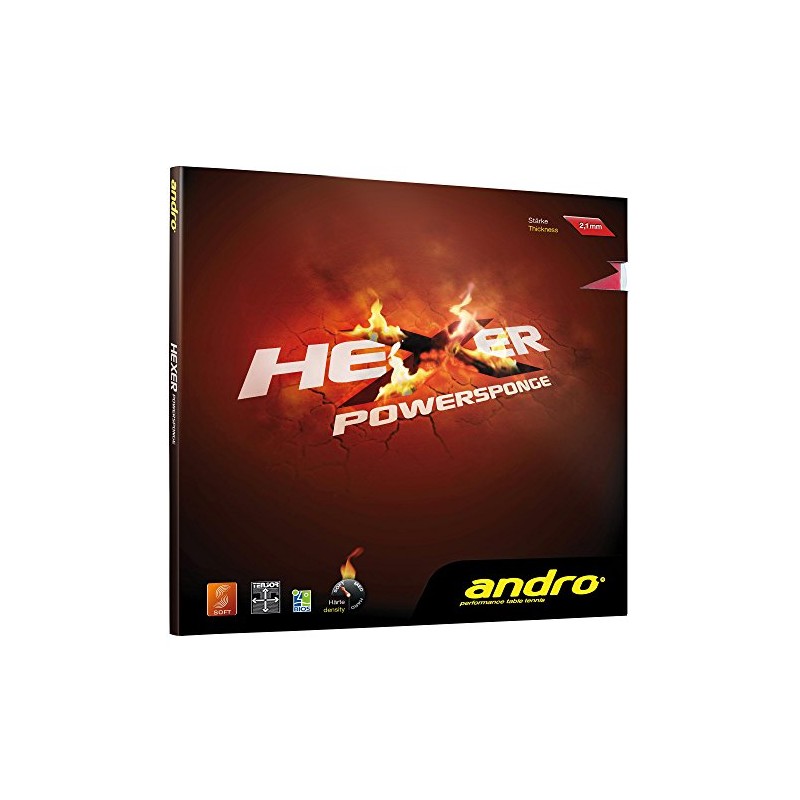 ANDRO Hexer Powersponge, black, 1.7 mm