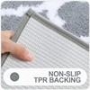 Homaxy Non-Slip Bath Mat Set, Soft Deep Pile Bathroom &