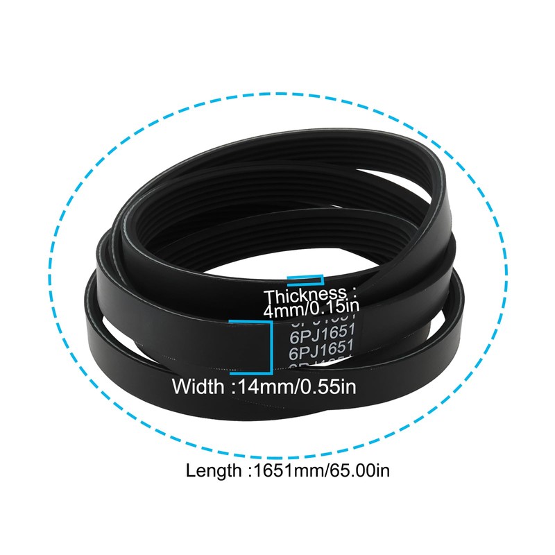 Briny River Drive Belt for Cross Trainer 1651 x 14