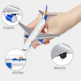 Joylludan Model Planes Allegiant Airplane Model Airplane Plane Aircraft Model for Collection & Gifts