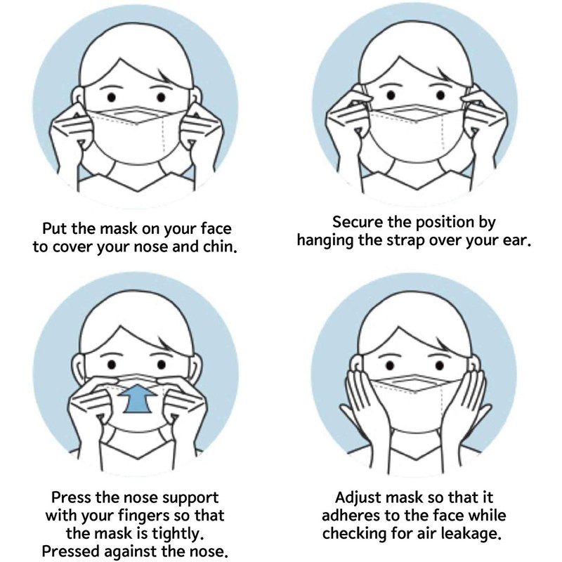 ILWOUL KF94 Face Mask 30-Pack | 4-Layer High Filtration Protection