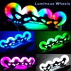 Luminescent Roller Blade Wheels 76mm/80mm ABEC-9 Bearings for Indoor &