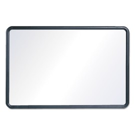 Quartet 7554 Contour Dry-Erase Board, Melamine, 48 x 36, White Surface, Black Frame