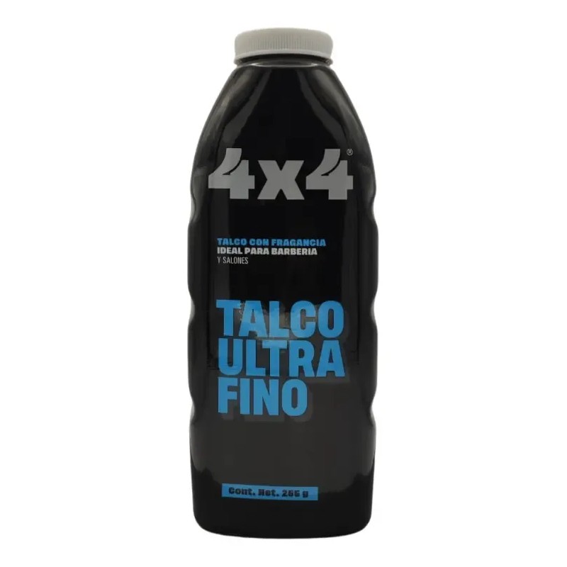 Talco Ultra Fino 4x4 Para Barberias 1 Pieza 255g