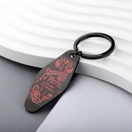 SEIRAA Omegaverse Motel Keychain Omegaverse Gifts Omegaverse Motel Come And Tie The Knot Gifts Fanfiction Keychain (ABO CA)
