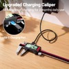 YUWEIC Digital Caliper 8 Inch, Rechargeable Calipers with LCD Screen,