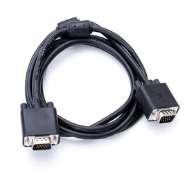 VGA to VGA Cable Male to VGA Male Full HD VGA Cable with Dual Ferrite Cores for Computer, Monitor, Projector, HDTV, Video Player, All VGA Enabled Devices (1.5)