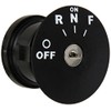 E-Z-GO 611283 Snap-in Key Switch for RXV Vehicles, Black