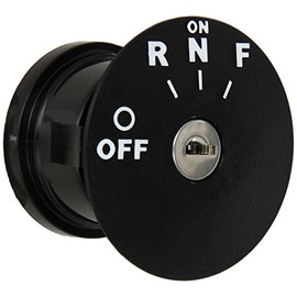E-Z-GO 611283 Snap-in Key Switch for RXV Vehicles, Black