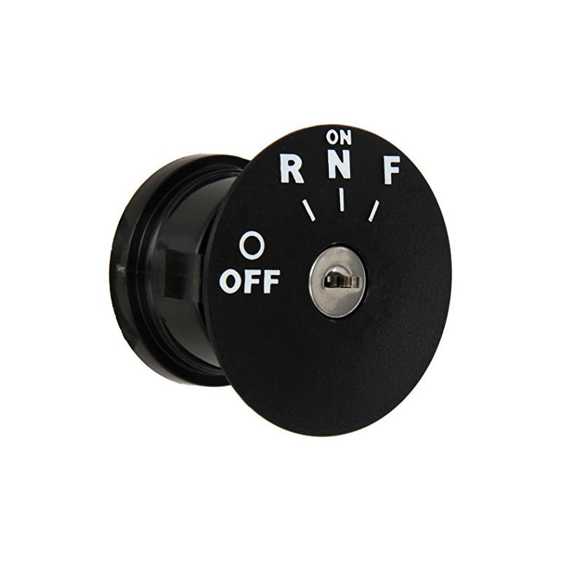 E-Z-GO 611283 Snap-in Key Switch for RXV Vehicles, Black