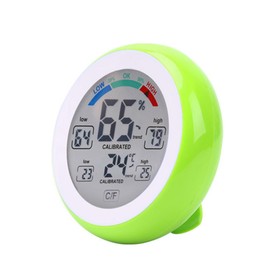 Hygrometer Humidity Meter, Digital Temperature Monitor and Humidity Meter for Home Office School Comfort Reptile Thermometer (Green)