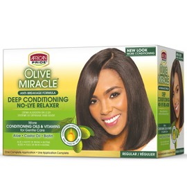 AFRICAN PRIDE OLIVE MIRACLE REGULAR DEEP CONDITIONING ANTI-BREAKAGE