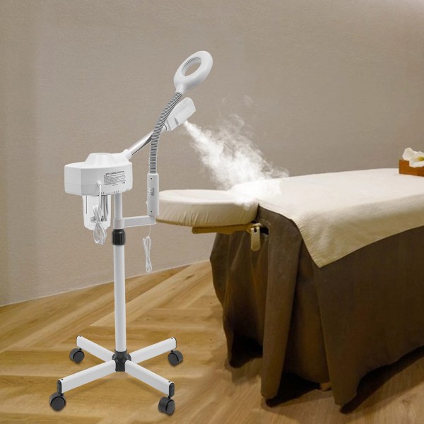 Unbranded 2IN1 Hot Facial Steamer 5X LED Magnifying Lamp Ozone