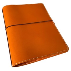 Roost Outdoors Genuine Leather Notebook Cover B5 Semi B5 Leather Notebook Cover Leather Orange Camel