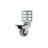Shepherd Hardware 8126E 1-7/8-Inch TPR Swivel Corner Casters with Top