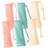 BIUDECO 6pcs Multi Mesh Soap Pouches Bar Soap Bag Exfoliating