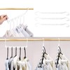 House Day Black Magic Clothes Hangers 10 Pack Space-Saving Clothes