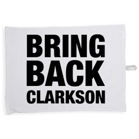 Hippowarehouse Bring back clarkson Tea Towel Eco Printed Dish Cloth Kitchen accessory 50cmx70cm 100% Cotton