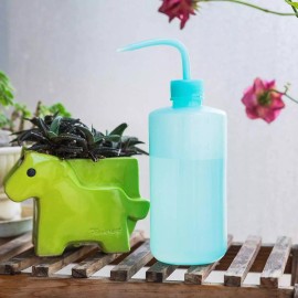 Oubest Squeeze Bottles Succulent Watering Bottle 500ml Blue Water Squirt Irrigation