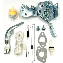 KINDZA GX160 GX200 196cc 212cc Throttle Control Assembly Kit, Lever Arm and Plate Base, Governor Link Rod, Return Springs, Gaskets, Filters, Carburetor Spring Linkage for Honda