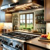Oversized Kitchen Wall Sticker 35.4x23.6in, Peel & Stick Decor, Waterproof