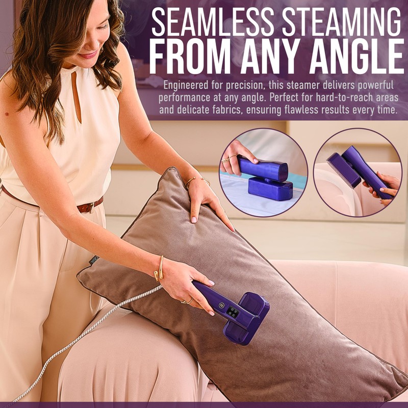 Virellix Mini Steam Iron & Travel Garment Steamer – 1200W