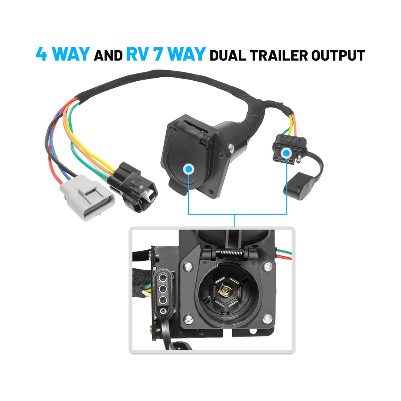 Oyviny Multi-Tow 4 and 7 Way Trailer Wiring Adapter for