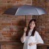 Nifty Colors 5194GY Folding Umbrella, Solani Blackout Automatic Mini 58
