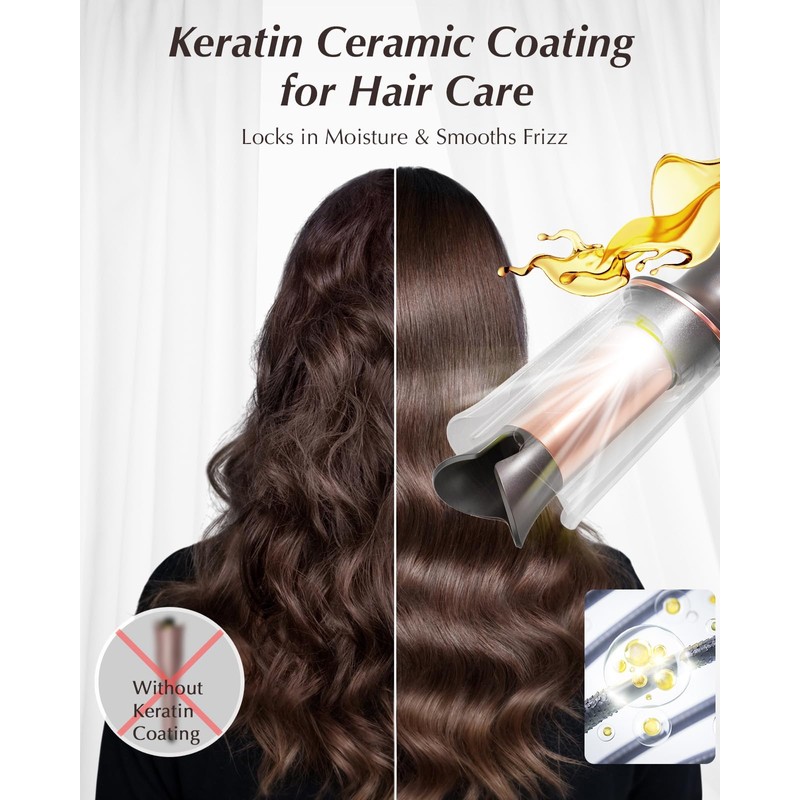 Automatic Rotating Curling Iron – VISKS V668 Pro Ceramic Hair