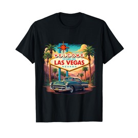 Retro Las Vegas Nevada Las Vegas Souvenir Vacation Trip T-Shirt