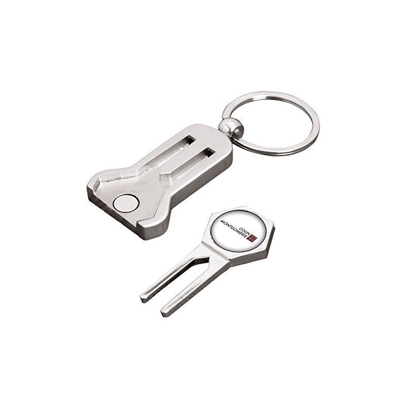Colin Montgomerie Pitch Fork Key Ring Golf Accessory - Silver