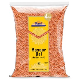 Rani Masoor Dal (Indian Red Lentils) Split Gram, 64oz (4lbs) 1.81kg Bulk ~ All Natural | Gluten Friendly | NON-GMO | Kosher | Vegan | Indian Origin