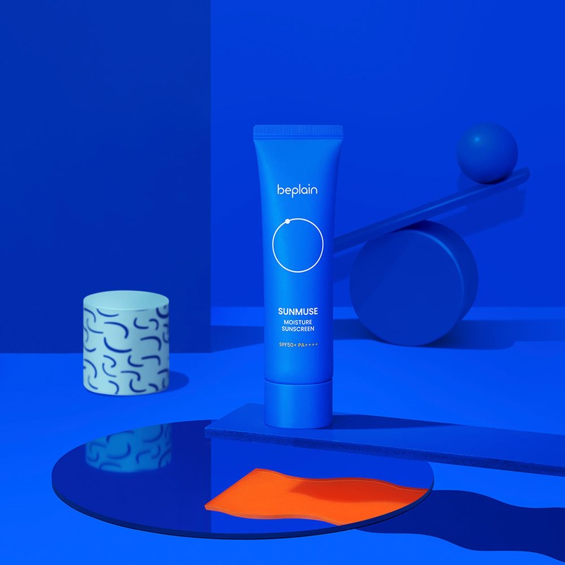 [비건뷰티] 비플레인 선뮤즈 모이스처 선크림 SPF50+ PA++++ x 2p +