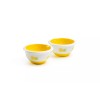 Terramoto Ceramic Pineapple Polka Dots Snack Bowl Set of 2