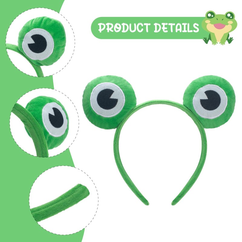 WEITAPYT Frog Headband, Frog Headband, Frog Eyes Headband, Frog Headband,
